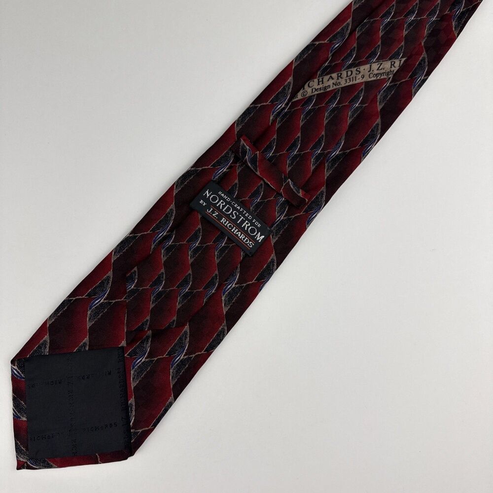 J.Z. Richards For Nordstrom Mens Abstract 100% Silk Hand craft in USA